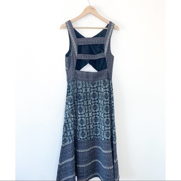 Free People Block Print Maxi Dress - Picture 5 of 5
